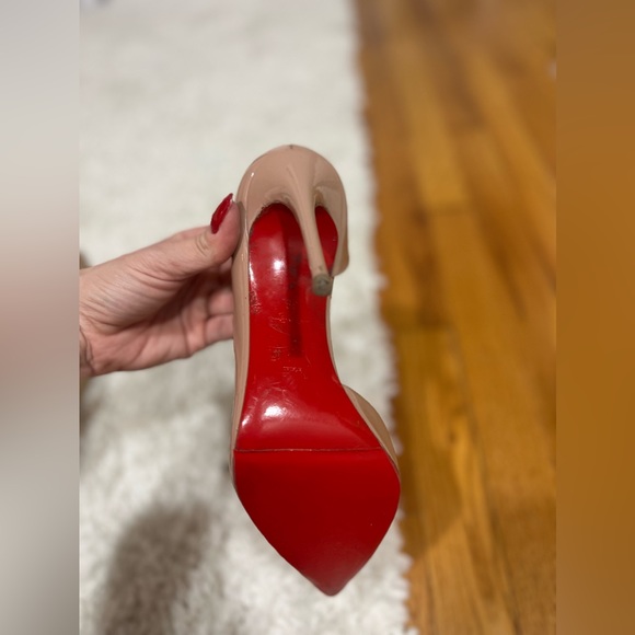 Christian Louboutin iriza Nude Heels - Picture 5 of 8